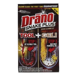 Snake Plus Drain Cleaning Kit, 16-oz.