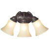 Wall Light Fixture, Indoor, Oil Rubbed Bronze & Aged Alabaster Glass, 60-Watt, 17.25 x 8.875-In.