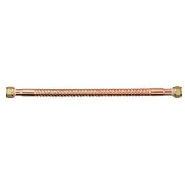 Water Heater Connector, Corrugated Copper, 3/4 FIP x 24-In.