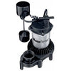 Sump Pump, Zinc & Plastic Construction, 1/3-HP Motor, 3,600 GPH