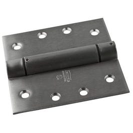 Spring Door Hinge, Adjustable, Stainless Steel, 4-In.