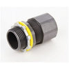 Strain Relief Connector, Non-Metallic, .75-In.