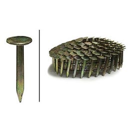 Roofing Nails, Electro Galvanized Coil, 1-In. x .120, 7,200-Ct.