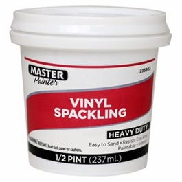 Vinyl Spackling Paste, 1/2-Pint