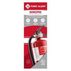 Rechargeable Fire Extinguisher, Red, 2A: 10-B:C