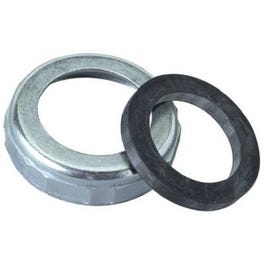 Slip Joint Reducing Nut & Rubber Washer, Chrome-Plated