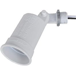 White Weatherproof Porcelain Socket Lampholder