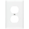 White Duplex Nylon Wall Plate