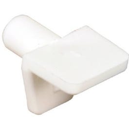 Shelf Support Peg, White Plastic, 5mm, 12-Pk.