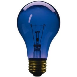 Transparent Party Light Bulb, Blue, 25-Watts