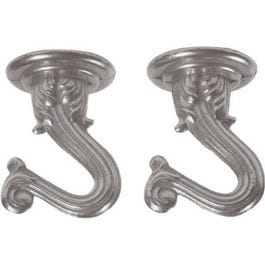 Swag Hook, Brushed Pewter, 2-Pk.