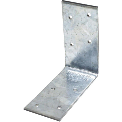 Simpson Strong-Tie 3 In. x 3 In. x 1-1/2 In. Galvanized Steel 12 ga Reinforcing Angle