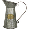 Robert Allen 11.25 In. x 6.25 In. x 10.5 In. Metal Aged Mocha Pitcher Planter