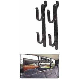 Car Gun Rack, Black Metal, 9 to 14-In.