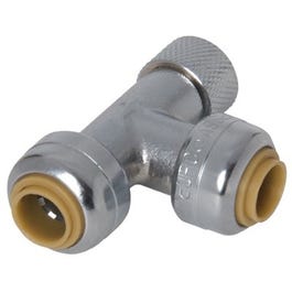 1/4 x 1/4 x 3/8-In. Stop Valve Pipe Tee Adapter