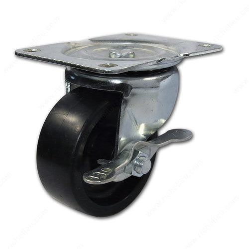 Richelieu Hardware Industrial Black General Duty Polypropylene Caster 3