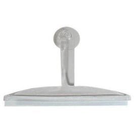 Bath Squeegee, With Suction Cup, Clear Handle, 12-In.