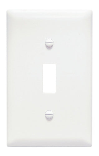 Pass & Seymour Toggle Switch Openings, One Gang, White