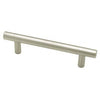 Cabinet Bar Pull, Stainless Steel, 3.8-In.