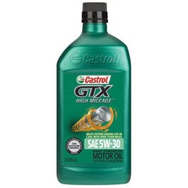 GTX Motor Oil, High-Mileage, 5W-30, 1-Qt.