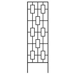 Garden Trellis, Contemporary, Black Steel, 78 x 23-In.