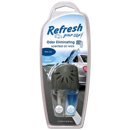 Car Air Freshener, Vent Clip, Adjustable Oil Wick With New Car/Cool Breeze Scents