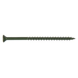 Deck Plus Self-Drilling Screws, Star, Green Ceramic, 2-In. x #8, 1-Lb.