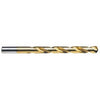 Drill Bit, Titanium, Jobber Length, 3/8-In.