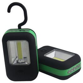 COB Work Light with LED Flashlight, 3-Watts, 5-LED.