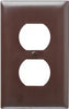 Pass & Seymour Cc Nylon Wall Plate 1 Outlet Brown