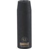 Metric Deep Impact Socket, 6-Point, Black Oxide, 1/2-In. Drive, 12mm