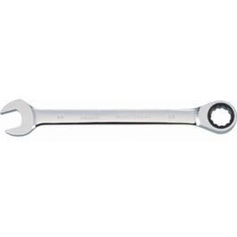 Metric Ratcheting Combination Wrench, Long-Panel, 22mm