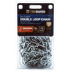 Double Loop Chain, Zinc-Plated, #1 x 15-Ft.