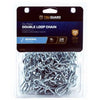 Double Loop Chain, Zinc-Plated, 2/0 x 15-Ft.