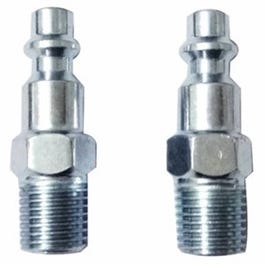 I/M Industrial Plug, 1/4 x 1/4-In. MNPT, 2-Pk.