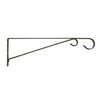 Plant Bracket, Hanging, Black Powder-Coated Steel, 15-In.