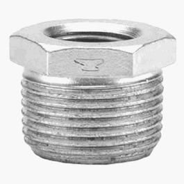 Hex Bushing, Galvanized, 1.25 x 1-In.