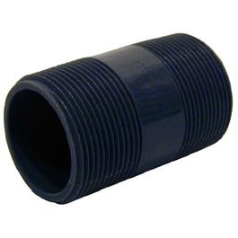 Pipe Fitting, PVC Nipple, Schedule 80, 3/4 x 10-In.