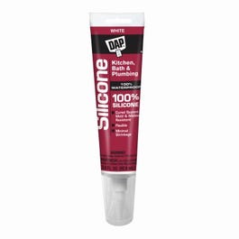 Kitchen/Bath Silicone Sealant, White, 2.8-oz.