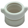 Drain Pipe Adapter, White Plastic, 1.5-In.