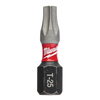 Milwaukee SHOCKWAVE™ Impact Torx Bits T25 x 2 in.