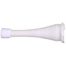 Doorstop, Spring, White, 3-In., 2-Pk.