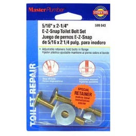 2-Pack Snap-Off Toilet Flange Bolt Set