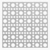 Lincane Aluminum Perforated Sheet, .020 x 24 x 36-In., Silver