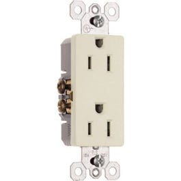 15A/125V Premium Light Almond Decorator Outlet