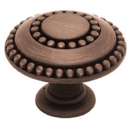 1.5-In. Bronze Double Bead Cabinet Knob