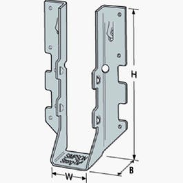 Face Mount Joist Hanger Z-Max, 2 x 6-In.