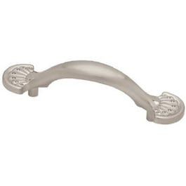 4.5-In. Satin Nickel Fan Cabinet Pull