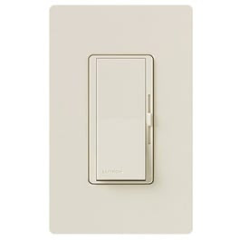 Diva 600-Watt Single-Pole Dimmer, Light Almond