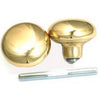 2-Pack Brass Cabinet Knobs